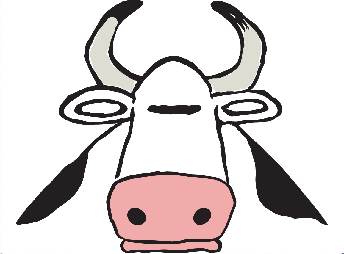The Far Side Cow logo